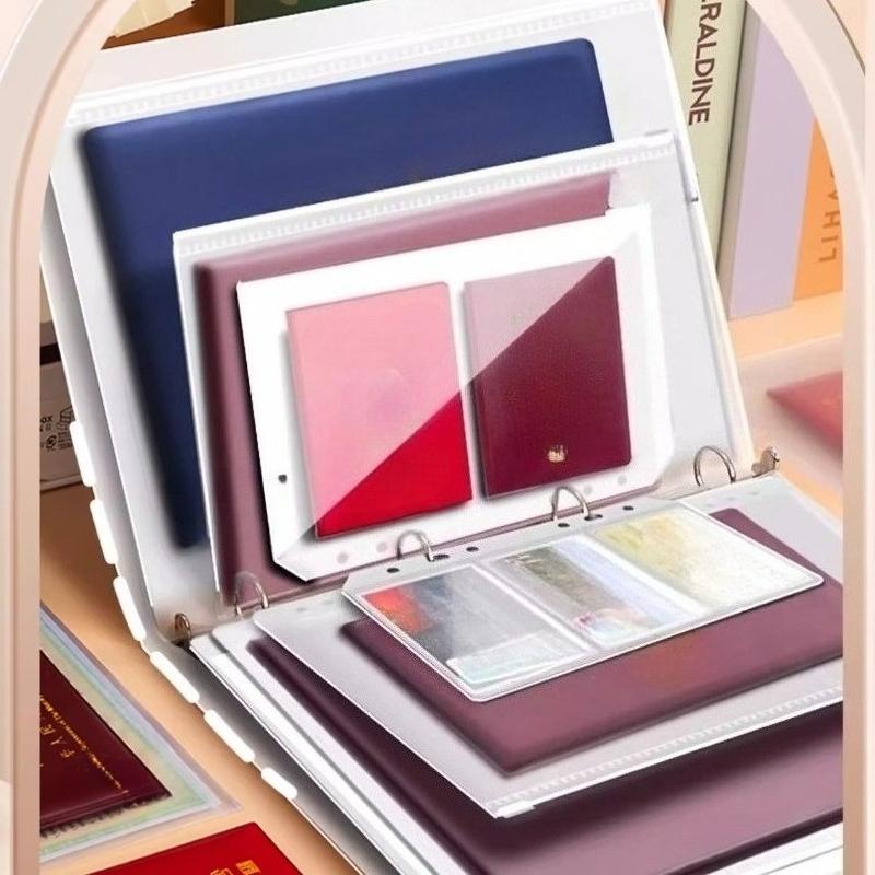 Multifunctional Document Organizer with Zipper, Birth Certificate Protector, Home Important File Storage Binder, Home Security Document Binder, Waterproof File Organizer, Certificate & Bill Archive Book, Family Document Storage Bag, Office Organizer