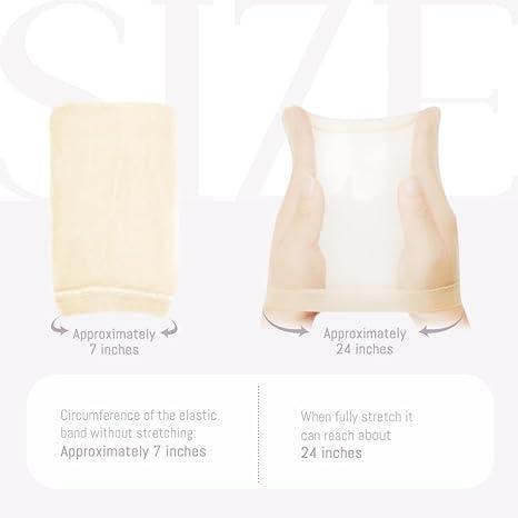 [Gift] Bling Hair 1pack 2pcs Wig Cap For Lace Wig Transparent Stocking Wig Caps for Women Lace Front Wig Invisible Thin Nylon Cap Bulk for Women