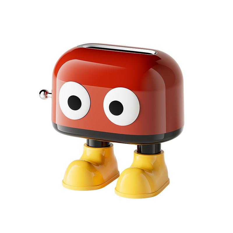 Cute Healing Series Tissue Box, Big- Footed Tissue Box, High Aesthetic Paper Holder, Creative Hook Spring Adjustable, Home Living Room Desktop