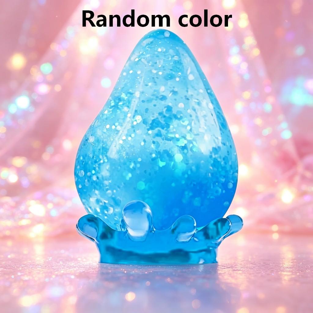 Creative Stress Relief Squishy Toy, Dream Drop Dumpling Design, Cute Water Droplet Shape, Unisex Model Mtl25061208720r, No Battery Required