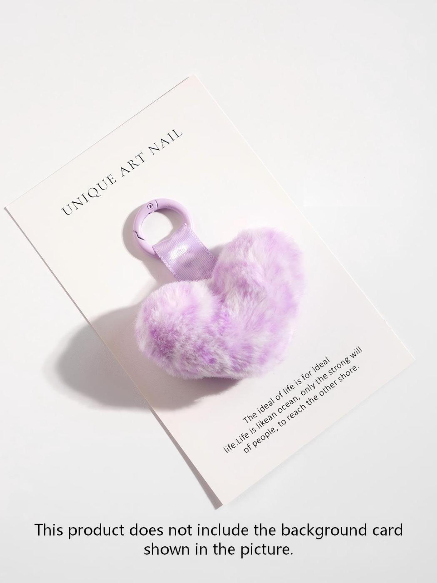 Cute Mini Leopard Print Keychain, Plush Rabbit Fur Pendant, Car Key Holder, Bag Charm, Gift for Girlfriend, Valentine's Day