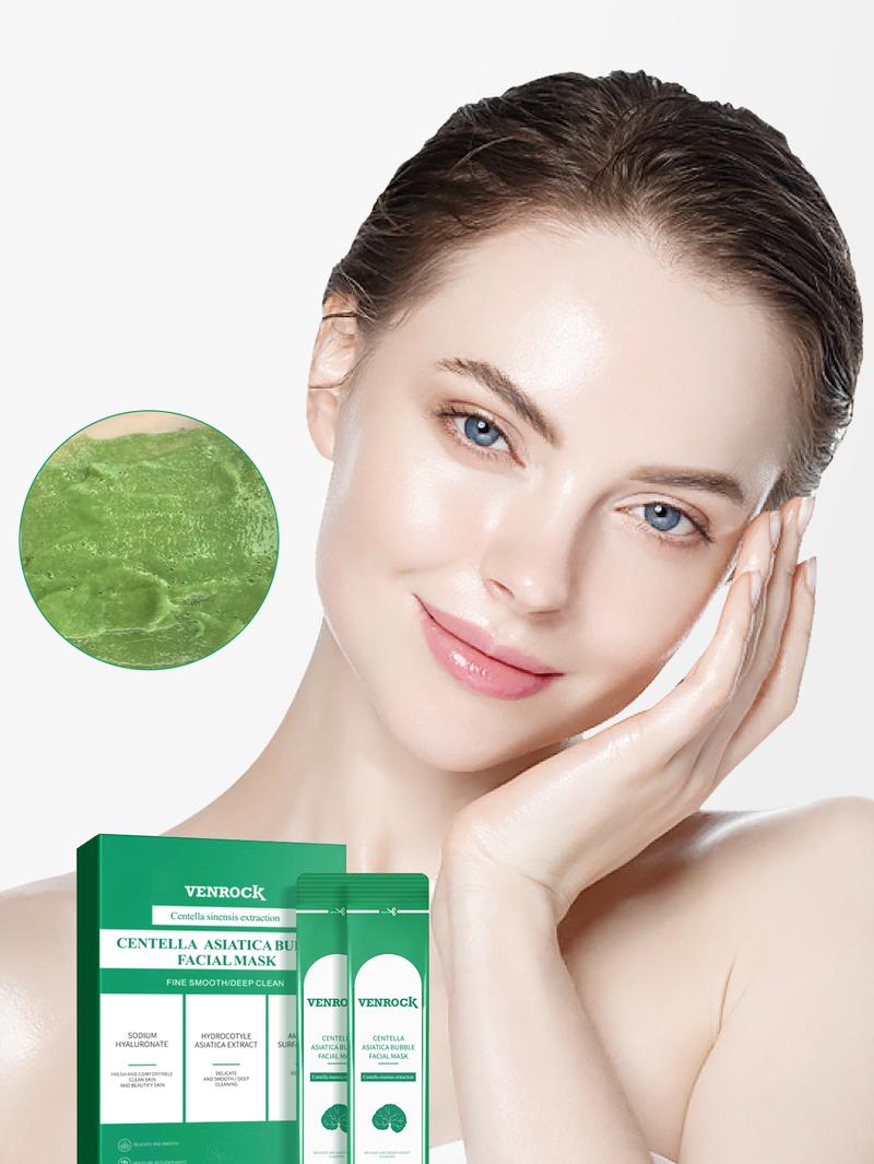 [X]Centella foam facial mask can remove black and control oil, deeply clean facial dirt