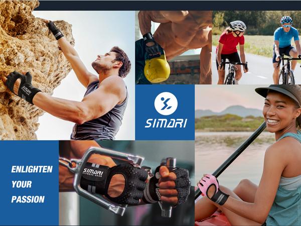 Gym Gloves, Half-Finger Breathable Workout Gloves for Men Women, Padded Weight Lifting Gloves with Wrist Wraps Support, Full Palm Protection, Gym Training SG902 Hand Protector