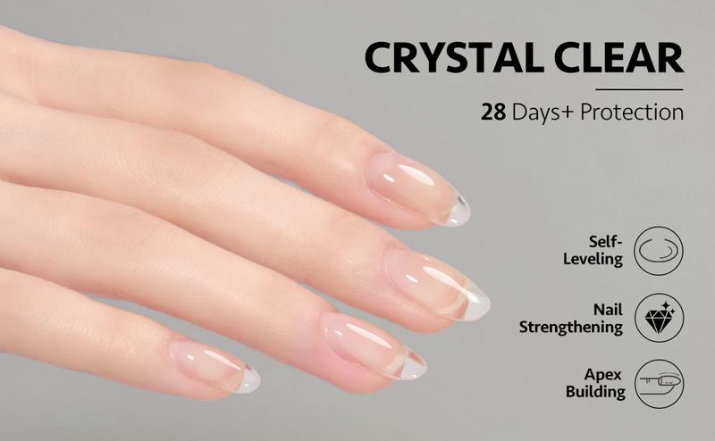 GAOY Clear Builder Gel for Nails, 16ml Nail Strengthener in a Bottle, Nail Extension Hard Gel, Soak Off Long Lasting UV Gel, Base Coat Top Coat Needed GAOY Clear Builder Gel for Nails, 16ml Nail Strengthener in a Bottle, Nail Extension Hard Gel, Soak Off Long Lasting UV Gel, Base Coat Top Coat Needed