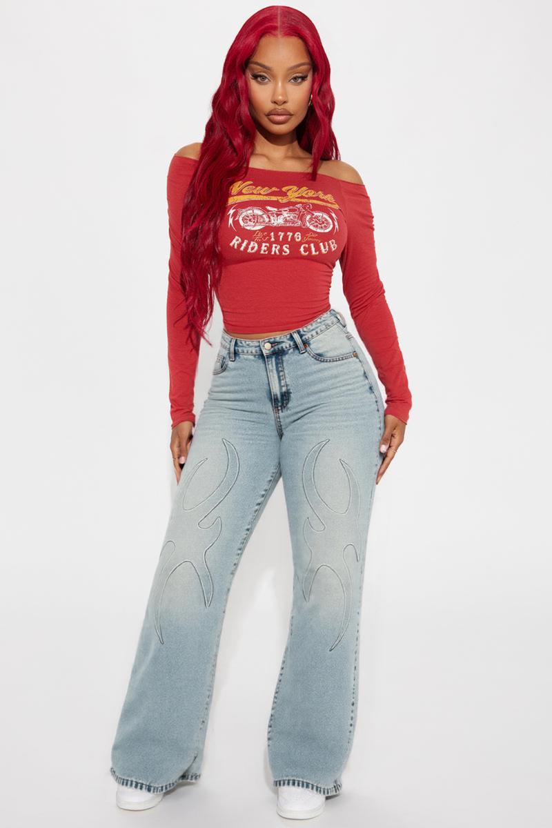 Elengatine Embossed Flame Pattern Denim Jeans for Women Light Wash Finish Loose Wide Leg Silhouette Elasticized Waistband for Comfort Unique Textured Design Y2K Streetwear Inspired Perfect for Casual Outfits Stand Out Fashion Piece Pants Bottom Elengatine Embossed Flame Pattern Denim Jeans for Women Light Wash Finish Loose Wide Leg Silhouette Elasticized Waistband for Comfort Unique Textured Design Y2K Streetwear Inspired Perfect for Casual Outfits Stand Out Fashion Piece Pants Bottom