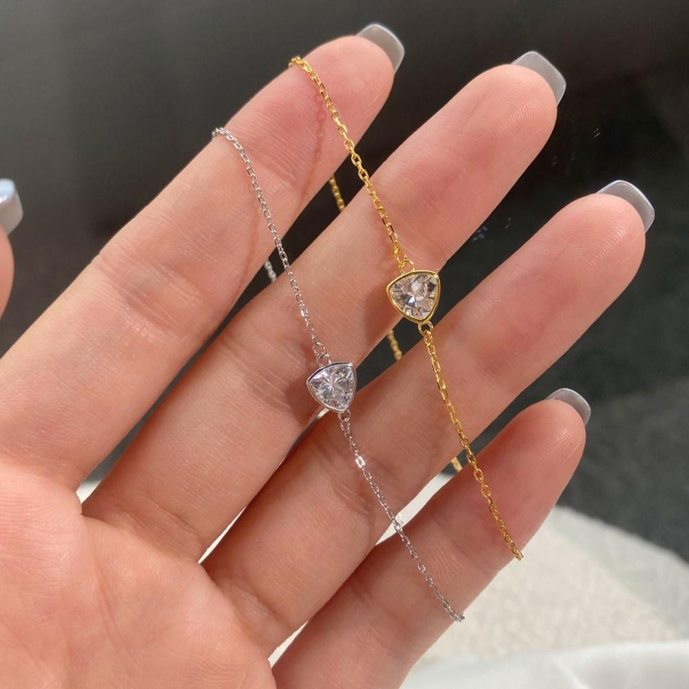 EAMTI 925 Sterling Silver Cubic Zirconia Wedding Bracelet Dainty Jewelry Gifts for Women Mother's Day/Birthday/Anniversary Day/Valentine’s Day