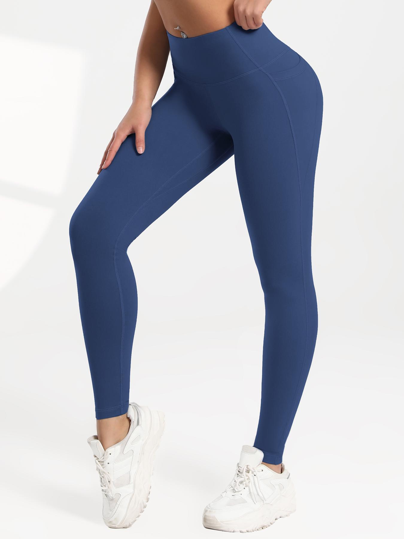 CHRLEISURE 3/5/7/8PCS High Waisted Pockets Leggings Soft Buttery Leggings  Workout Yoga Pants Workout Set For Women runner gym