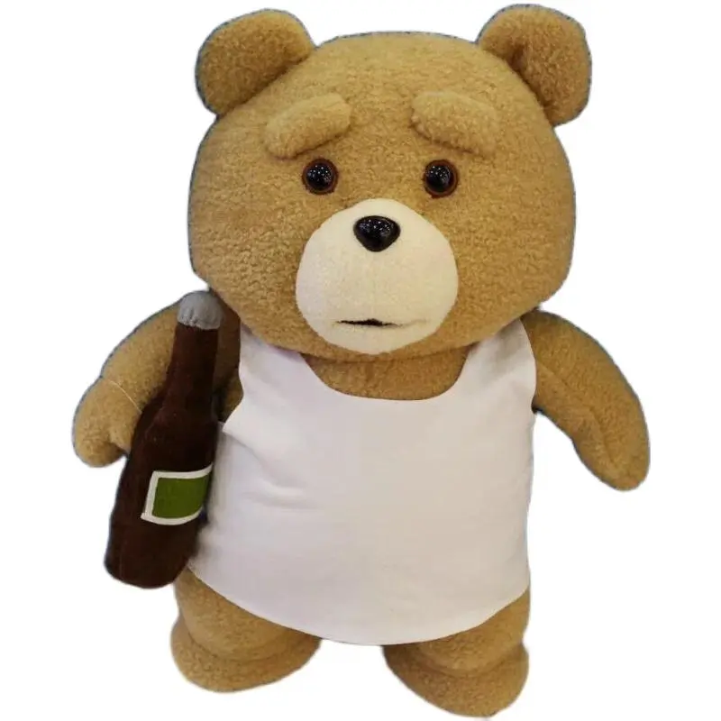 43cm 10 Movie Teddy Bear Ted 2 Plush Doll Toy Apron Soft Plush as a Christmas Birthday Gift for Good Friends