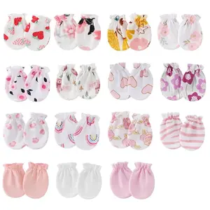 Cute Baby Anti-Scratch Gloves, 10/15 Pairs with Assorted Varieties and Styles, Essential Baby Accessories for Newborns