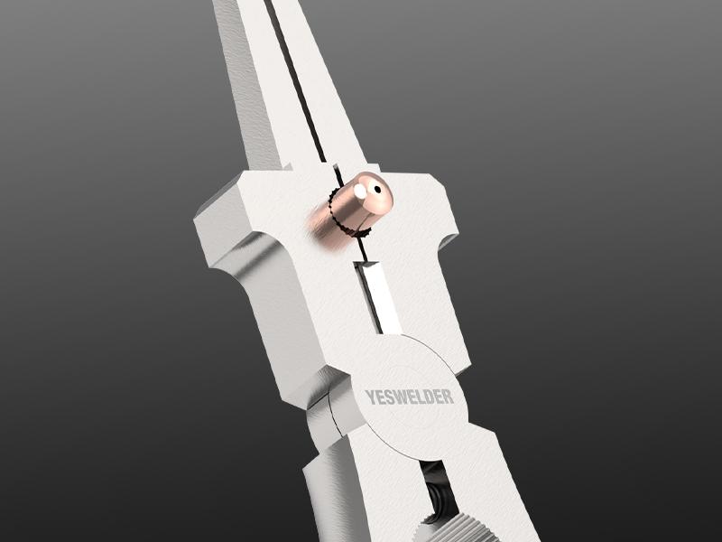 YESWELDER Professional 8" MIG Welding Pliers | Anti-Rust Carbon Steel Long Nose MIG Wire Cutting Pliers with Anti-Slip Handle