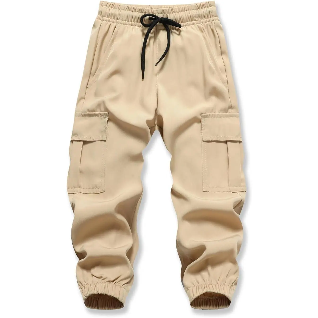 Baby Boys Cargo Jogger Pants - Quick Dry Lightweight Hiking Sweatpants for Toddlers, Pull-On ComfortGift