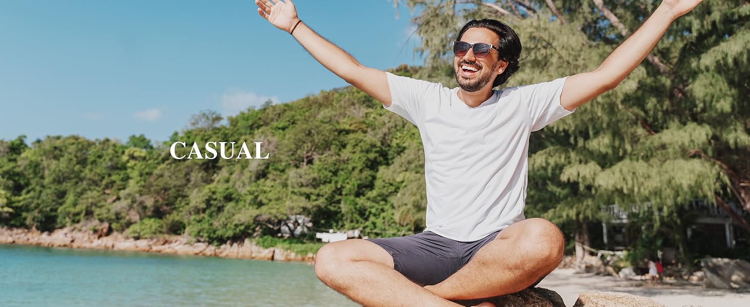 G Gradual Men's Athletic Shorts with Pockets 11" Long Basketball Shorts Lightweight Quick Dry Drawstring Elastic Waistband Training Gym Workout Shorts