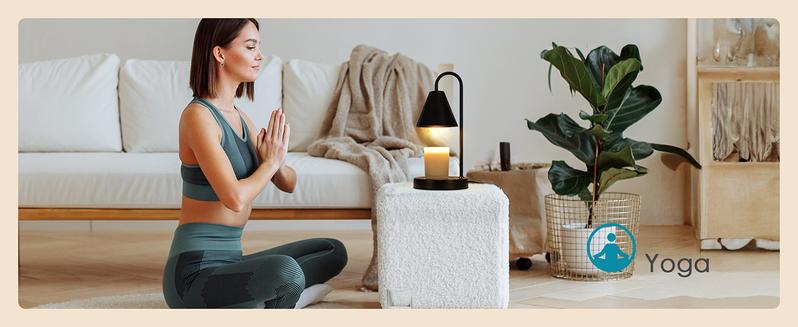 Candle Warmer Lamp,Electric Candle Warmer with Dimmable Light,Scented Wax Melter,No Smoke,Compatible with Various Jar,with 2 Light Bulbs,Home Decor Gifts-Black Decorative Fragrance Ornaments Milk Coffe