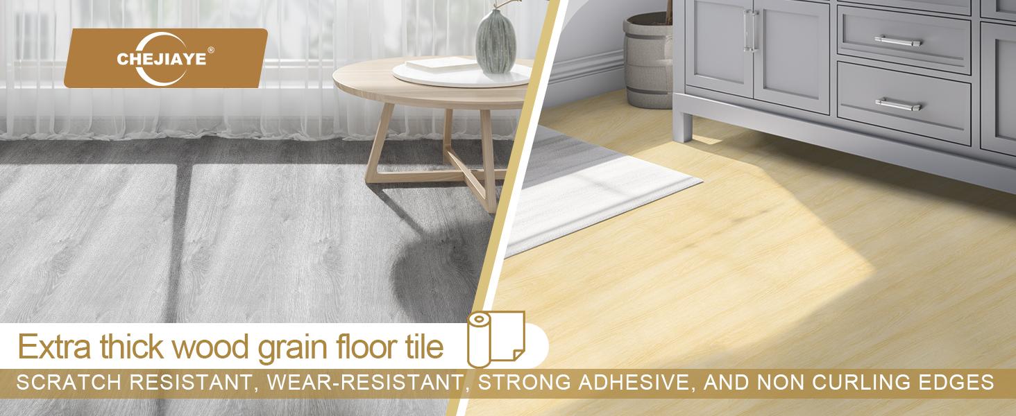 Luxury Thicken Wood Grain Peel and Stick Floor Tiles Self-Adhesive Vinyl Flooring Roll-DIY Easy for Wall and Floor,Hard Surface/Waterproof/Anti Slip (Gray Vinyl Flooring, 17.72 "W X 118" L) Luxury Thicken Wood Grain Peel and Stick Floor Tiles Self-Adhesive Vinyl Flooring Roll-DIY Easy for Wall and Floor,Hard Surface/Waterproof/Anti Slip (Gray Vinyl Flooring, 17.72 "W X 118" L)