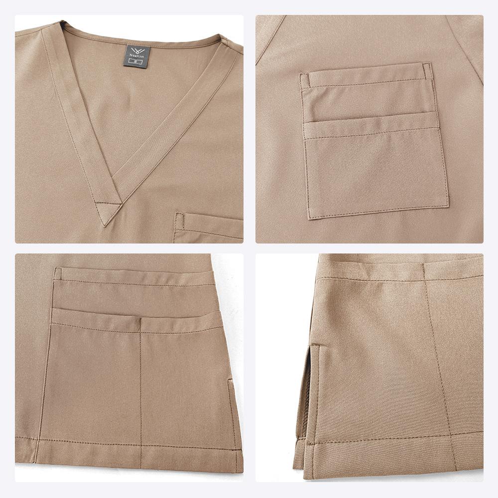 Summer Quick Drying Casual Comfortable Beauty Spa Sanatorium Pet Hospital Doctor Nurse Staff Workwear Set Uniforms for Men and Women