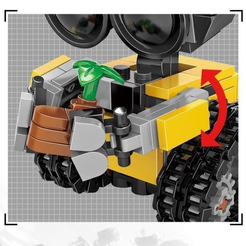 Cute Mini Robot Model Building Kit, Desktop Decoration Collection Display, Holiday Birthday Gift, Fun Assembly Set