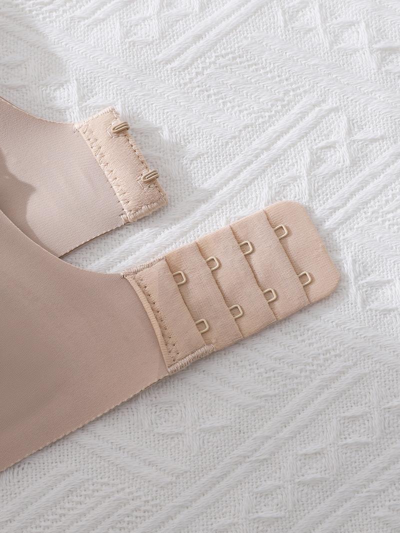 2 Pack Comfortable Jelly Bra with Adjustable Straps, Medium Support Push Up Bra for Women, Everyday Wear Lingerie