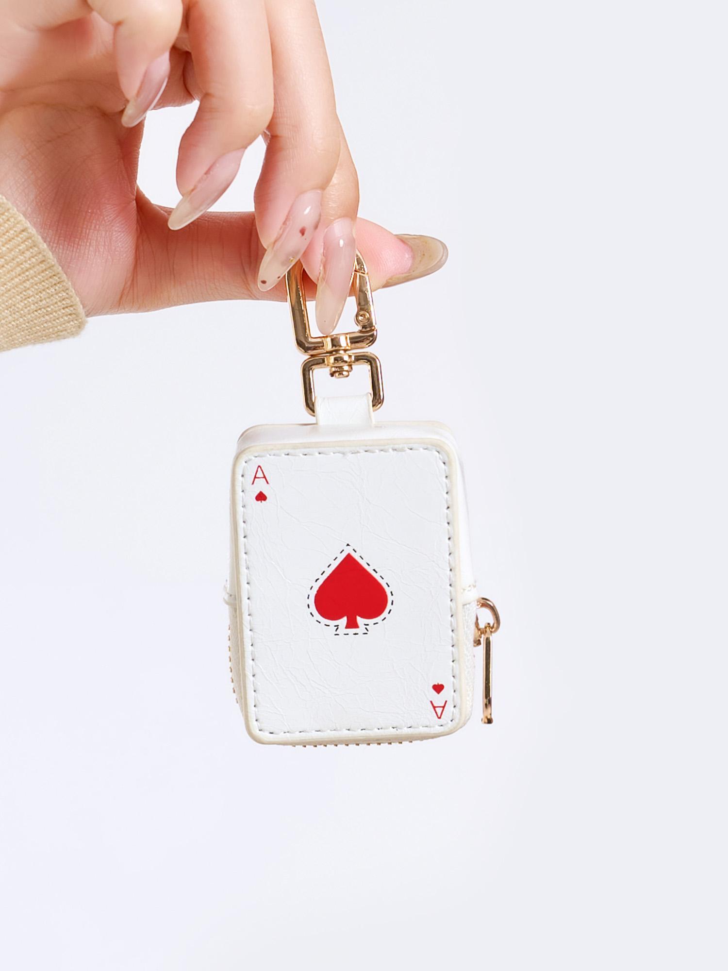 Lucky God Ace Charm, Charms for Bags, Mini Cute Bag Accessory, Fun Choice Jewelry, Unique Gift Idea for Various Occasions, Perfect Christmas & Valentine's Day Present, Bag Charm Keychain