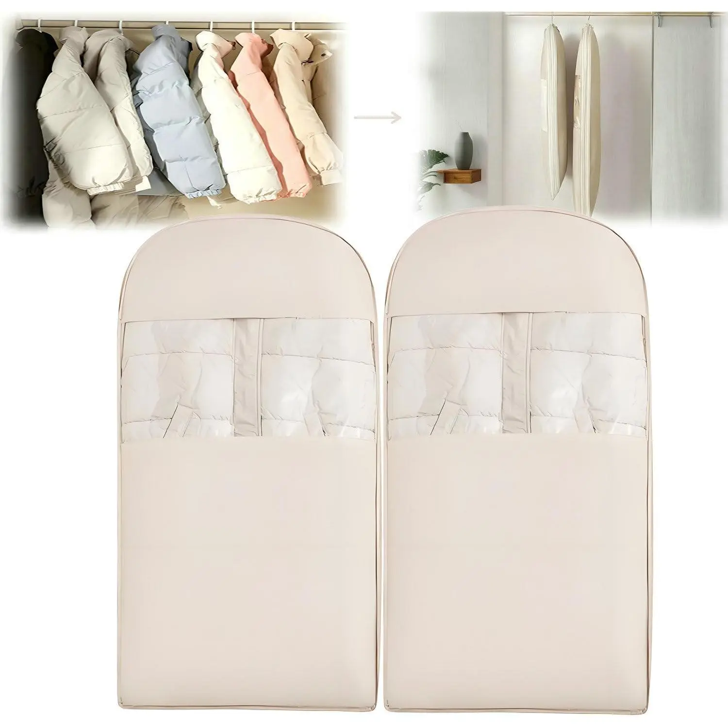 Beige-XL-2PCS