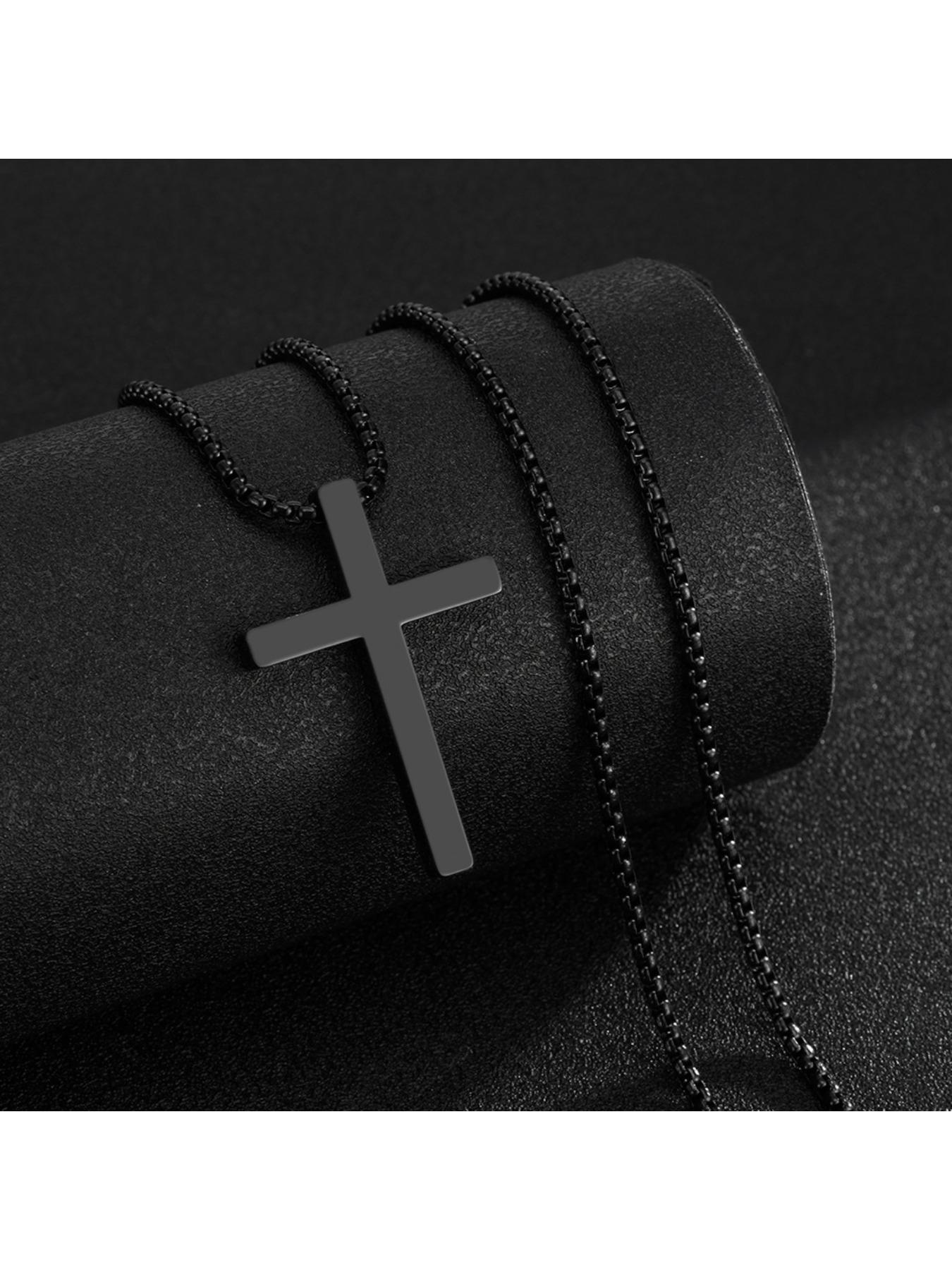 Hypoallergenic Cross Necklace - Durable Stainless Steel for Daily Wear