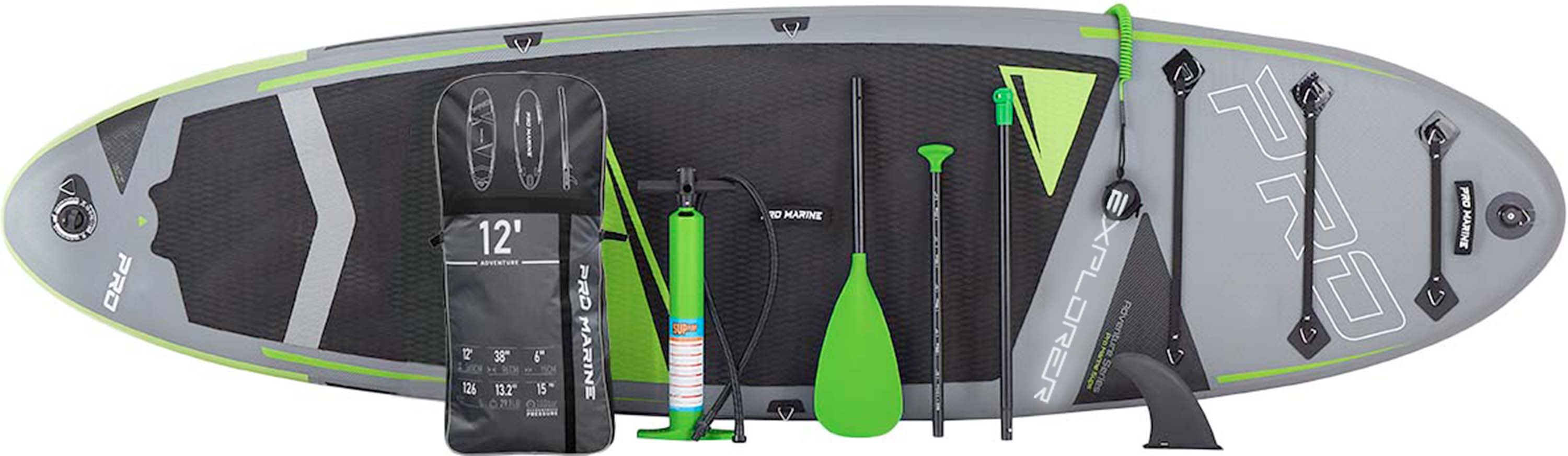 PRO MARINE 10‘/12' Inflatable Stand up Paddle Boards Adjustable Paddle SUP Carry Bag & Fast Pumping Green FathersDayGift PRO MARINE 10‘/12' Inflatable Stand up Paddle Boards Adjustable Paddle SUP Carry Bag & Fast Pumping Green FathersDayGift