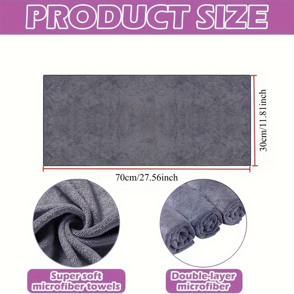 6-Piece Modern Microfiber Cleaning Cloths, Fast-Drying Reusable Hypoallergenic Textiles, Ideal for Detergent Mops Windows Living Room Bedroom Outdoor Toilet Kitchen Bathroom