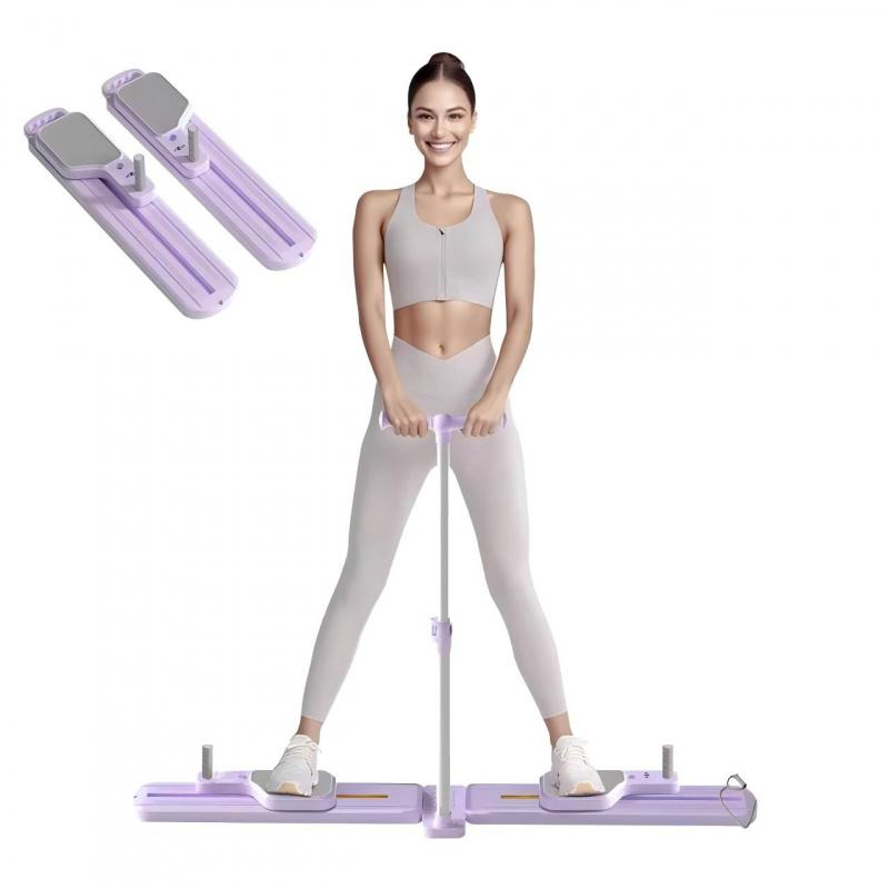 Multifunctional Ski Machine and Pilates Board--Suitable for leg exercises, core strength training, unisex, adjustable glute and pelvic floor muscle trainer, full-body home fitness equipment