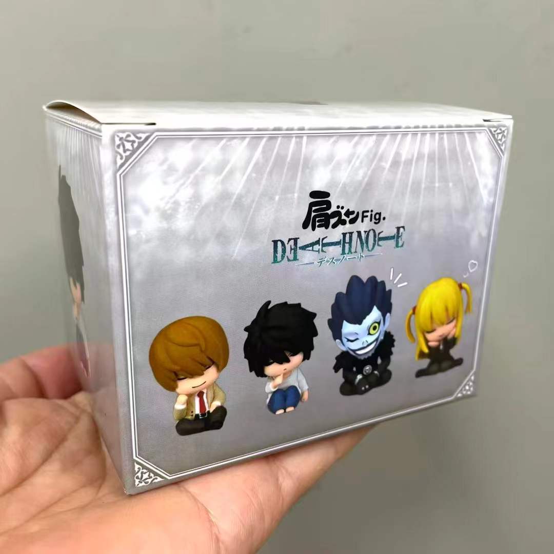 Anime Death Note Sleeping Blind Box Action Figure Pvc 5cm Mini Light Yagami L Misa Amane Ryuk Model Ornament Collection Figurine