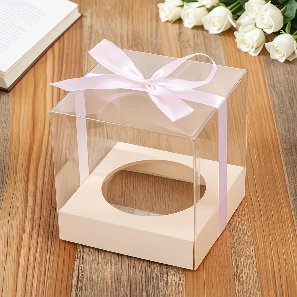 Gift for Her/Him 30pcs-Folding Clear Plastic Packaging Box, Suitable for Christmas Gift Box, Christmas Decoration, Wedding Decoration, Party Gifts, Birthday Decoration And Gift Display