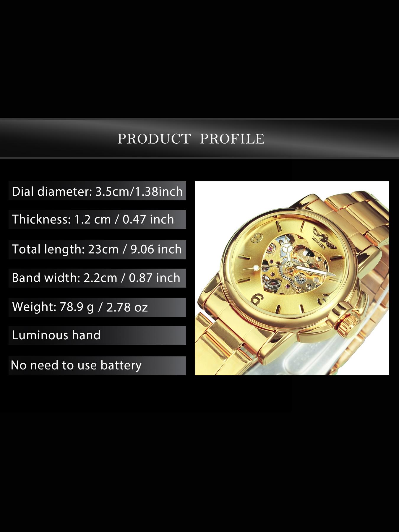 1pc Elegant Skeleton Automatic Mechanical Watch for Women Luminous Hands Stainless Steel Strap Business Fashion Ladies Watches Top Brand Wristwatches Gifts