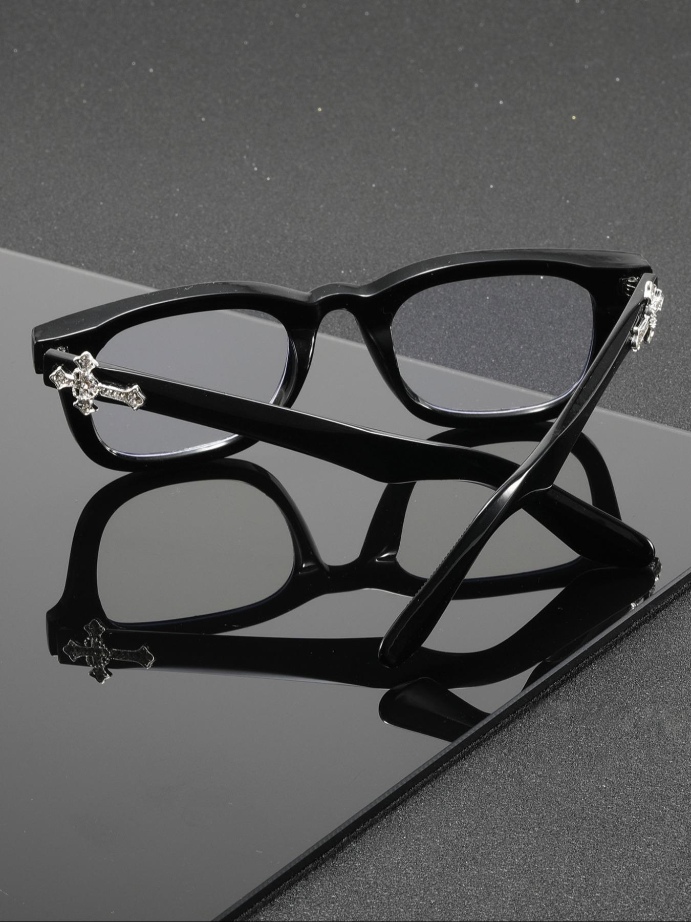 Classic Flat Light Glasses, High Quality Eyeglasses, Elegant Unisex High Intelligence Style, Trendy Casual Frames, Perfect for Work and Daily Use, Durable Streetwear Fashion