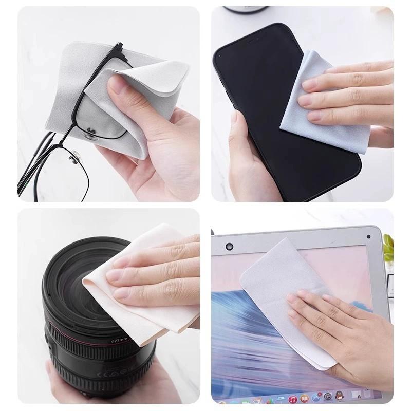 9pcs Multifunctional Mobile Phone Cleaning Kit, Fine-Hole Brush & Cloth, Cleans Charging Port, Speaker Hole, Earpiece Gap, Dust Removal Tool