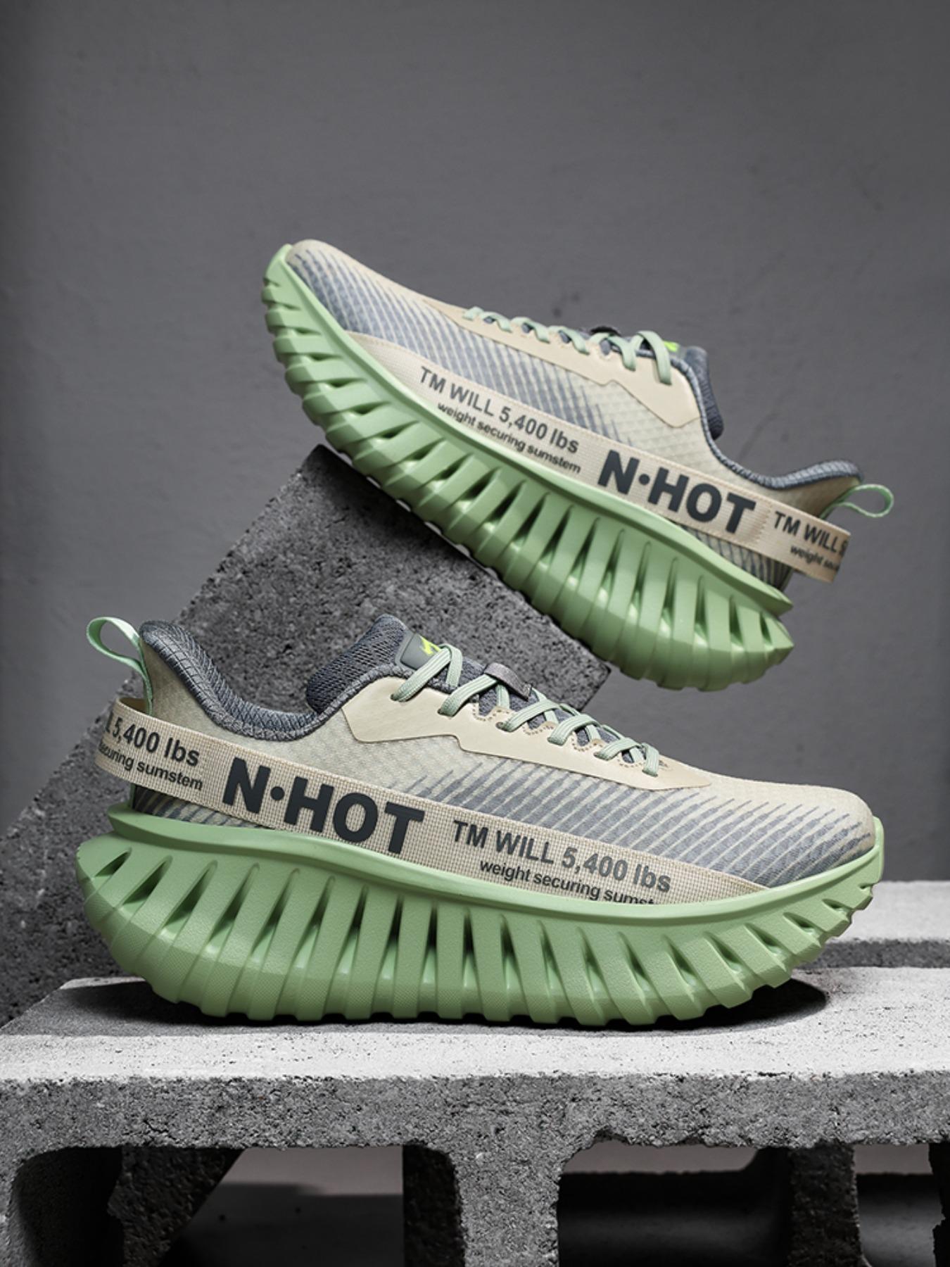 Unisex Trendy Lightweight Shock-Absorbing Outdoor Running Athletic Shoes, Fashion Sports Style, Comfortable Cushioning, Non-Slip Breathable Design