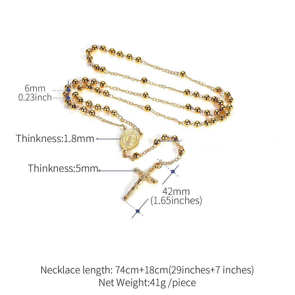 FaithHeart Holy Rosary Y Necklace Prayer Pendant for Women Men, Divine Protection Gift for Her Him Christmas Gift, Bible Box FaithHeart Holy Rosary Y Necklace Prayer Pendant for Women Men, Divine Protection Gift for Her Him Christmas Gift, Bible Box