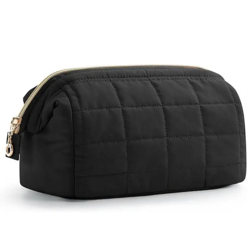 Portable Makeup Bag, Lightweight Polyester Cosmetic Organizer, Ideal for Home, Outings, Parties, Perfect Gift for Halloween, Christmas, Birthday