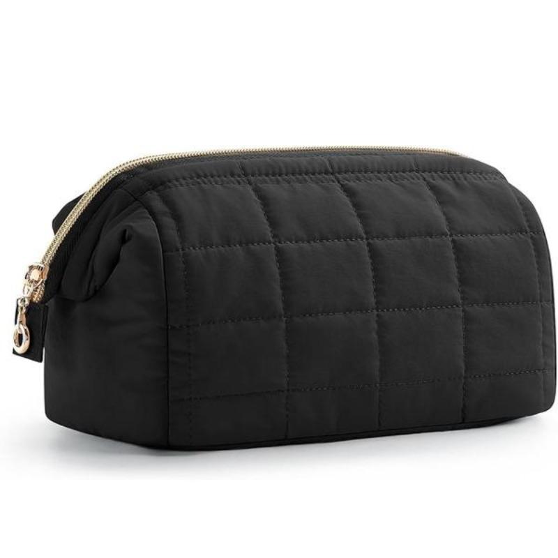 Portable Makeup Bag, Lightweight Polyester Cosmetic Organizer, Ideal for Home, Outings, Parties, Perfect Gift for Halloween, Christmas, Birthday
