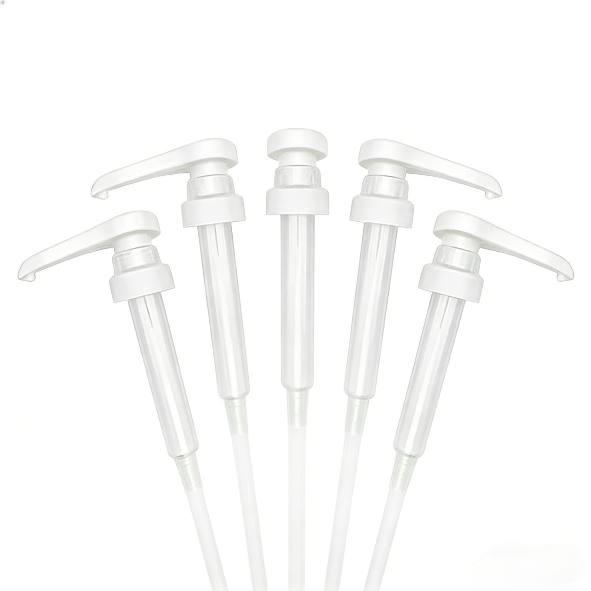 5PCS Coffee Syrup Pump Dispenser Set | Mess-Free Bottle Pumps for Torani Flavoring | Aesthetic Home Coffee Bar Accessories & Barista Essentials | Precise Measure Gadget for Latte Maker #CoffeeTok #HomeCafe