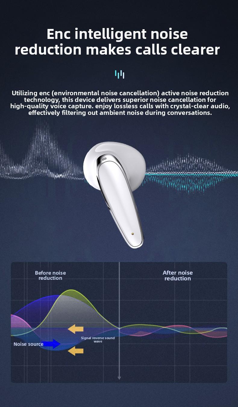 Smart waterproof noise reduction in-ear stereo wireless link simple and fashionable bluetooth headset Deep Bass Earbuds galaxy buds