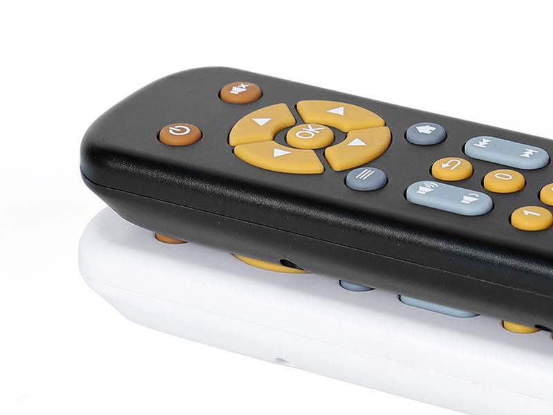 Orzbow Baby Remote Control Toy for 6 Months+ with Music, TV Remote Toy with Realistic Light and Sound - English, French and Spanish for Infant Play Remote Musical Toys, BPA Free, Black Orzbow Baby Remote Control Toy for 6 Months+ with Music, TV Remote Toy with Realistic Light and Sound - English, French and Spanish for Infant Play Remote Musical Toys, BPA Free, Black