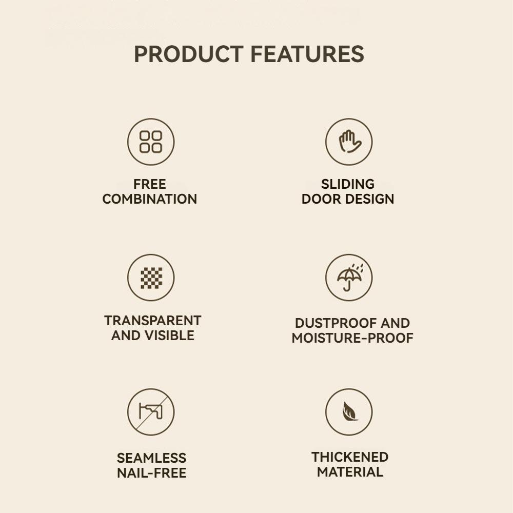 3 Layers Storage Rack Clear Shelving Dustproof Display Case For Doll Blind Box keychains Bag Charms Organizers Figure Showcase Wall Mount Vertical Magnetic Transparent Door Home Organizer Large Capacity Desktop Tour Gift For Friends