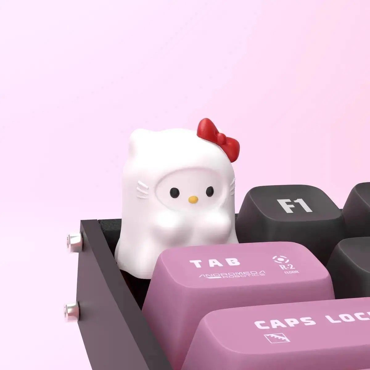 Cute  Ghost Keycaps Collection for Mechanical Keyboard Kawaii Anime Cartoon Replacement Keys Holiday Gifts Toys