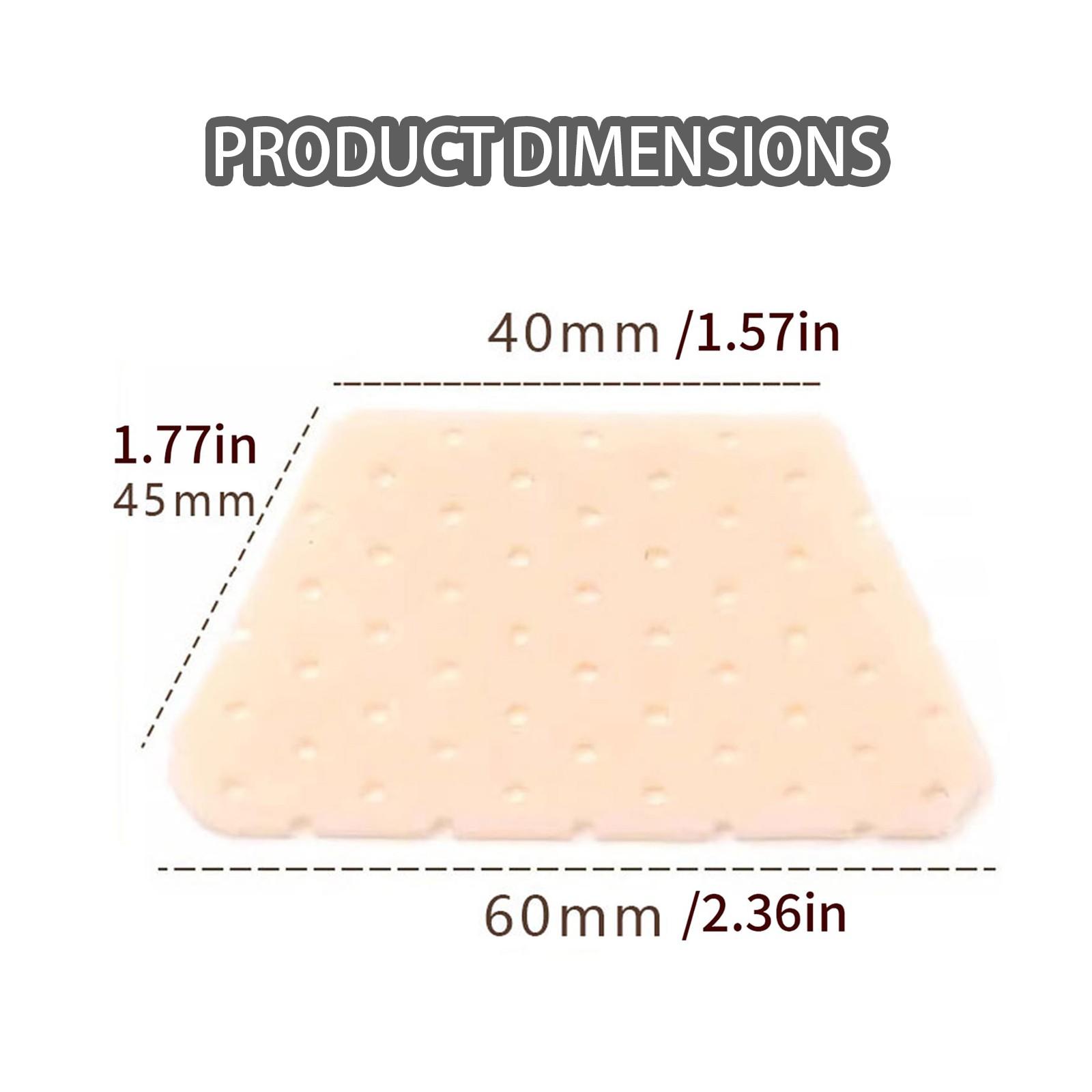 3pcs Self-Molding Thermoplastic Nasal Splint, External Nose Brace, Good Air Permeability, Strong Malleability, Reusable Design, Perforated Structure, Nose Shaping Support Tool, Daily External Nose Care Accessory For Men And Women