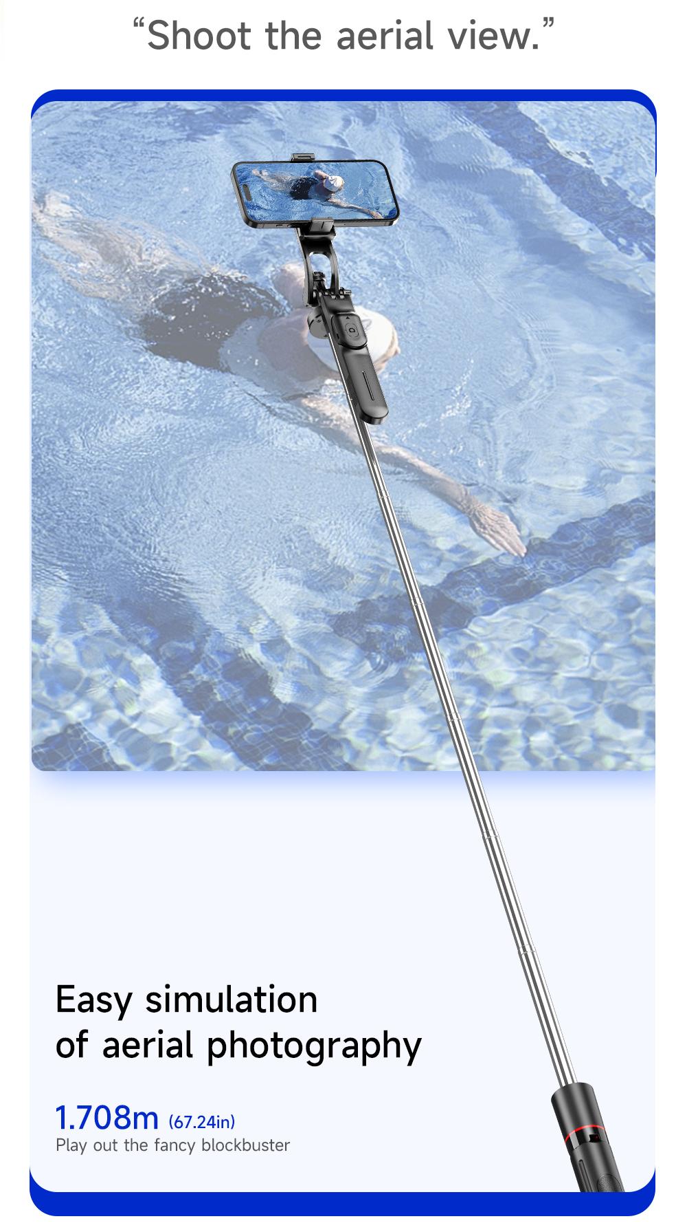 67" Phone Tripod for iPhone/Android & Selfie Stick with Remote, Upgraded Stand, Compatible with iPhone 16/15/14/13, Travel-Friendly & Stable 67" Phone Tripod for iPhone/Android & Selfie Stick with Remote, Upgraded Stand, Compatible with iPhone 16/15/14/13, Travel-Friendly & Stable