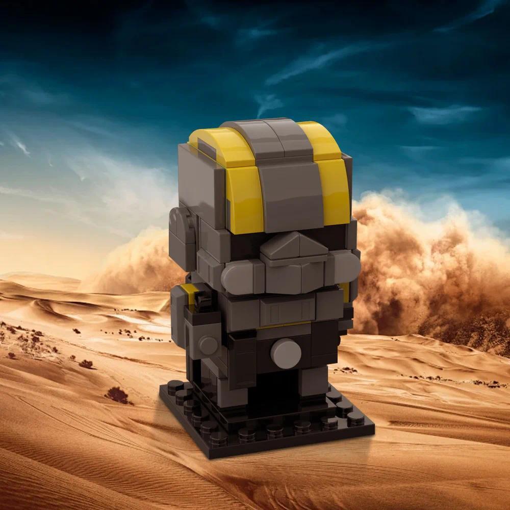 Gobricks MOC Helldivers 2 Super Destroyer Bricks Model EX Emancipator Exosuit Building Blocks Pelican-1 Shuttle DIY Assemble Toy