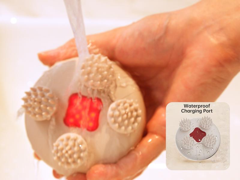 COMFIER Cordless Scalp Massager Hair Growth with 3 kneading Modes,Waterproof Head Massager with 8 Claws for Deep Cleansing,Head Scratcher,Body Massager for Stress Relief, Cat Massager