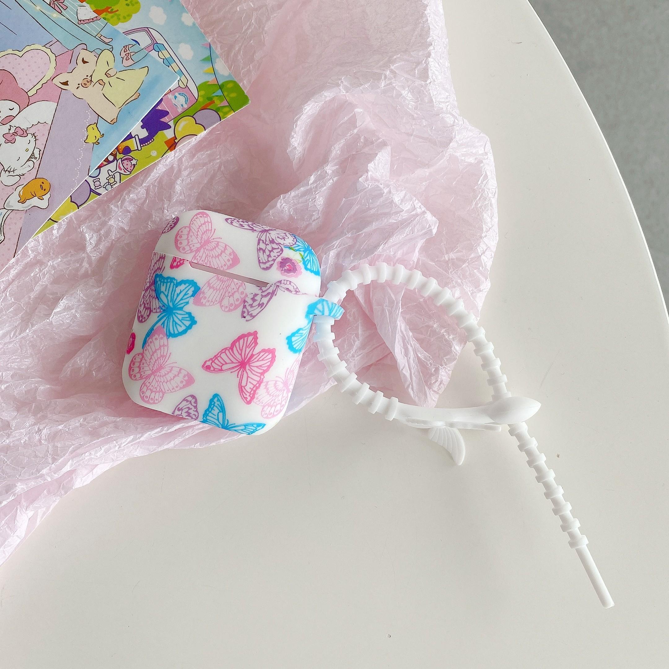 Irregular Butterfly Flowers for Apple Airpods Pro 2 Earphone Case Protector Silicone Wireless Earphone for Airpods 1 2 3 Cases