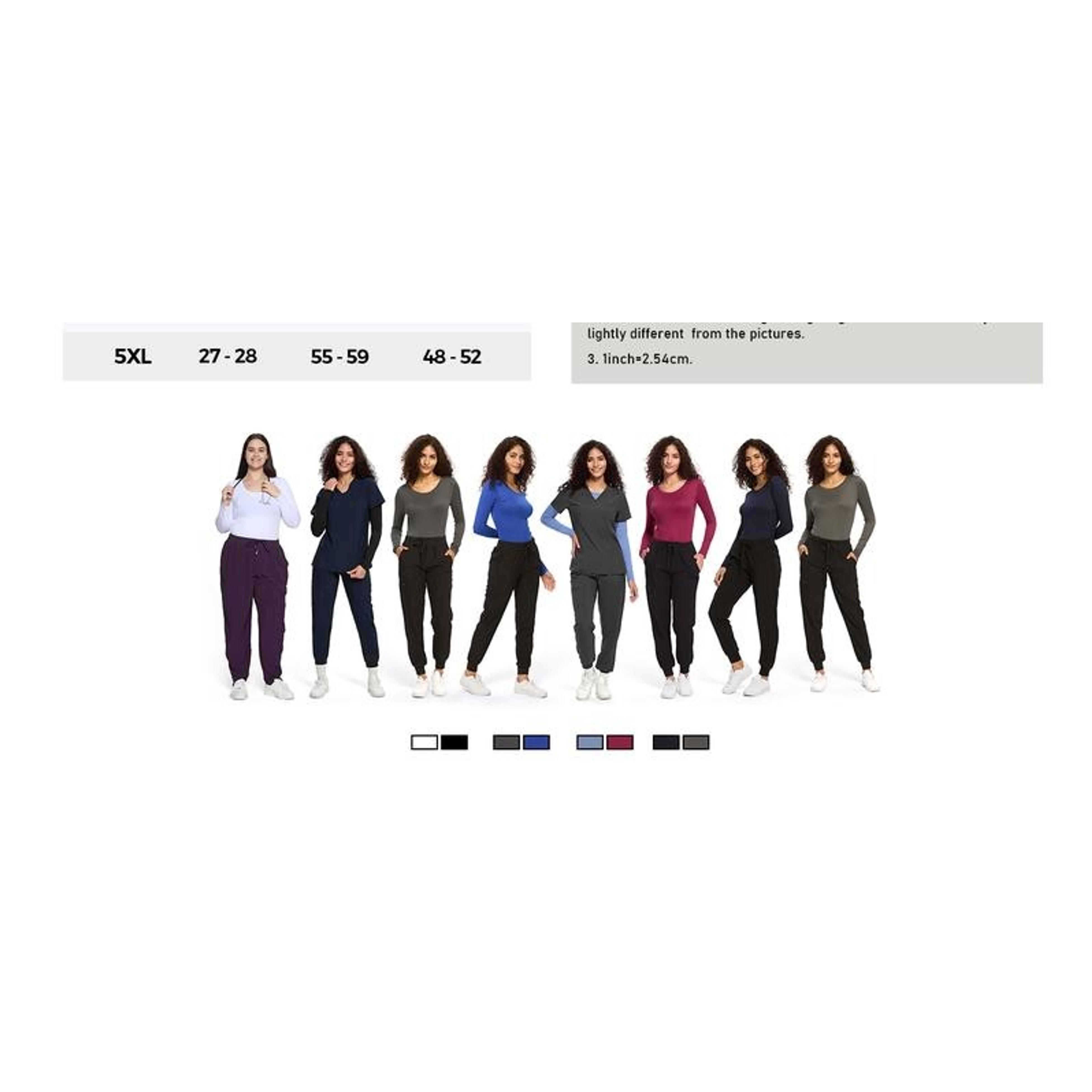 COZYFIT Underscrub Long Sleeve Women - Scrubs Undershirts for Nurse with Soft Fabric, Crew Neck Tee