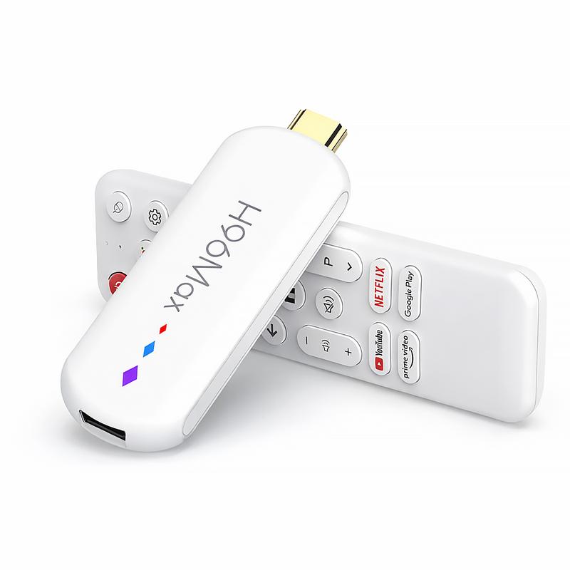 Android 14 TV Stick 4K UHD H96MAX TV Box | 5-Core ARM GPU, Dual-Band WiFi, BT, Voice Remote | Supports Netflix Disney+ Streaming Android 14 TV Stick 4K UHD H96MAX TV Box | 5-Core ARM GPU, Dual-Band WiFi, BT, Voice Remote | Supports Netflix Disney+ Streaming