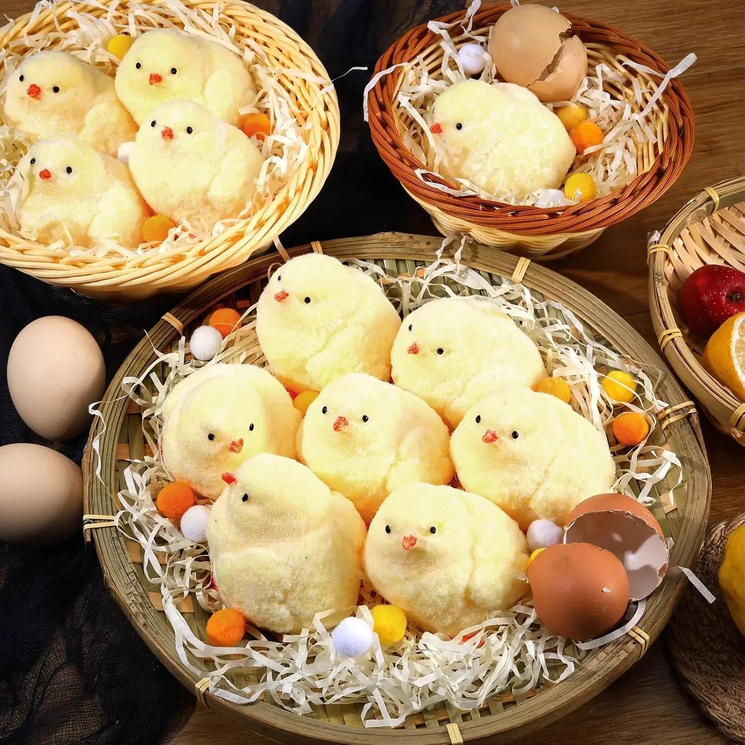 Cute Handmade Chick Squishy Toys Ultra Soft Squishy Fidget Toys Silicone Pinch Entertainment Games for Children Christmas Gifts