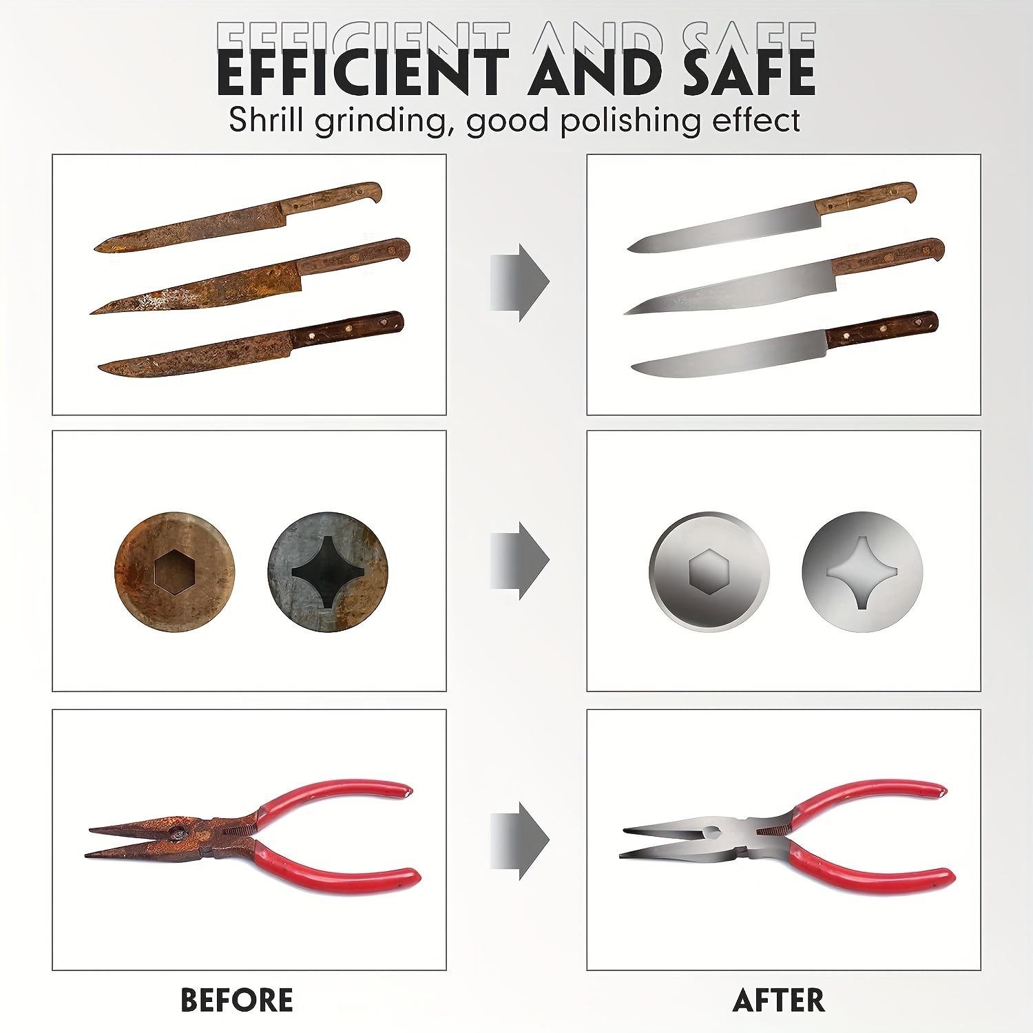 2 Inch Sanding Disc Set, Die Grinder Accessories Sanding Disc with Drill Adapter, Roll Lock Discs for Power Tool Die Grinder Surface Prep Strip Grind Polish Burr Remove